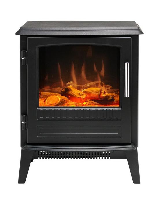 front image of dimplex-bar20-bari-stove-fire