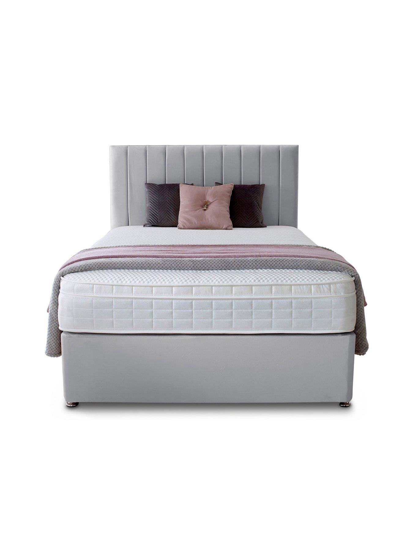 Image 3 of 7 of Shire Beds Liberty 1000 Pocket Memory Mattress and Upholstered Divan Base Bed Set (Headboard sold separately)&nbsp;- FSC&reg; Certified