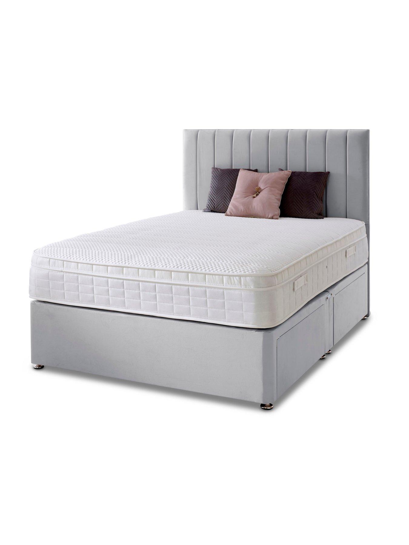 Image 4 of 7 of Shire Beds Liberty 1000 Pocket Memory Mattress and Upholstered Divan Base Bed Set (Headboard sold separately)&nbsp;- FSC&reg; Certified
