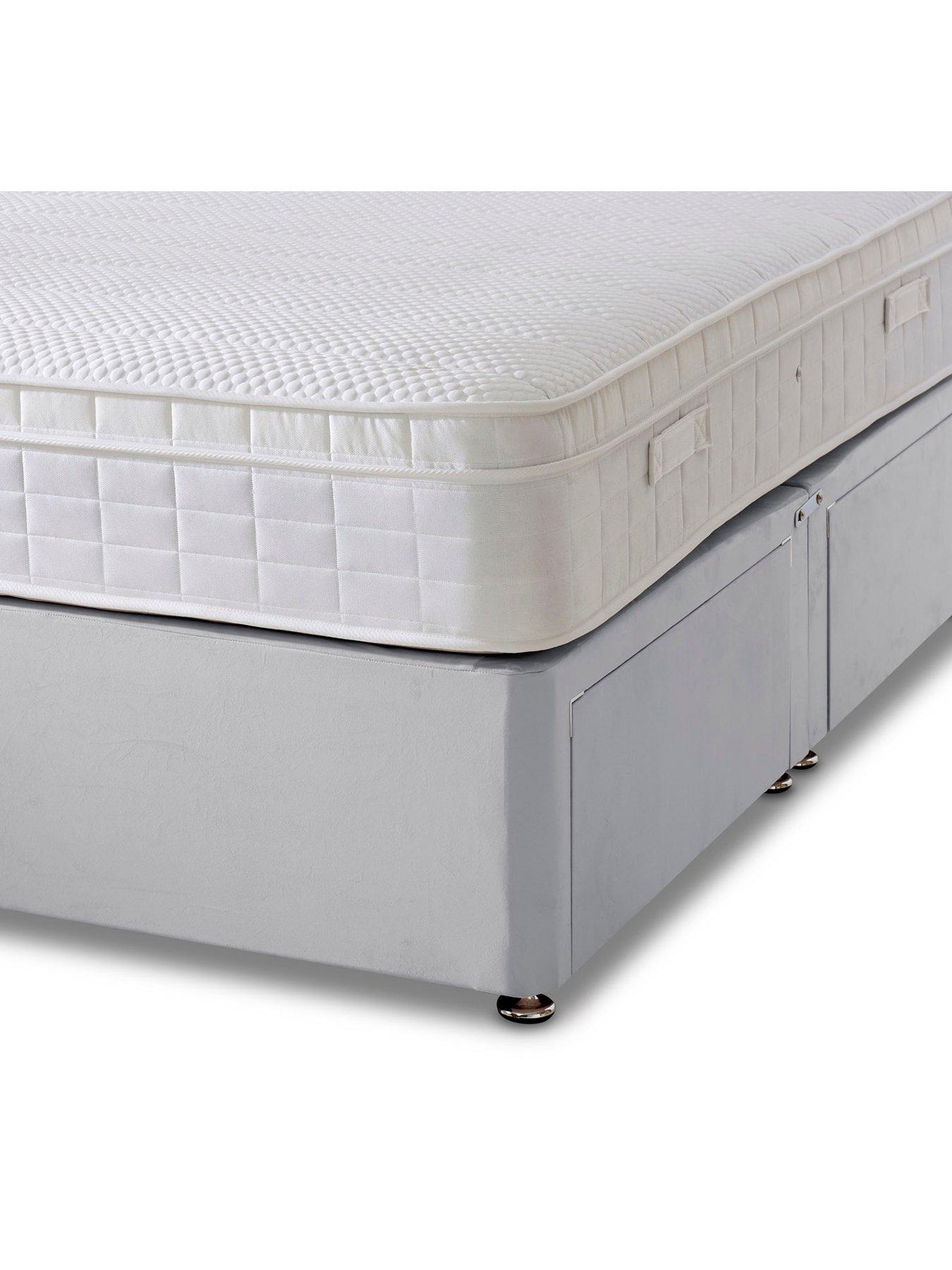 Image 5 of 7 of Shire Beds Liberty 1000 Pocket Memory Mattress and Upholstered Divan Base Bed Set (Headboard sold separately)&nbsp;- FSC&reg; Certified