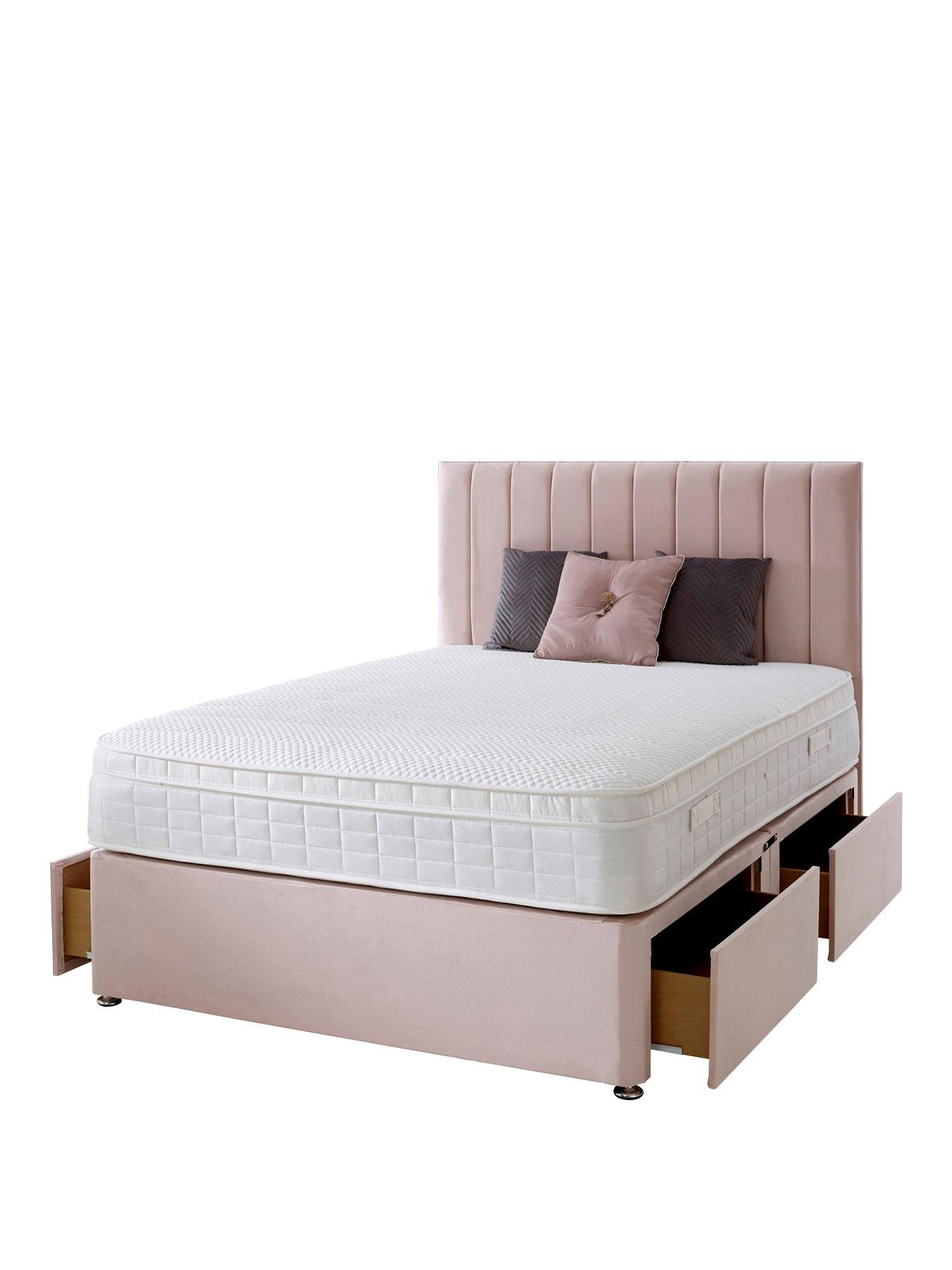 Shire Beds Liberty 1000 Memory Divan Bed with Storage Options