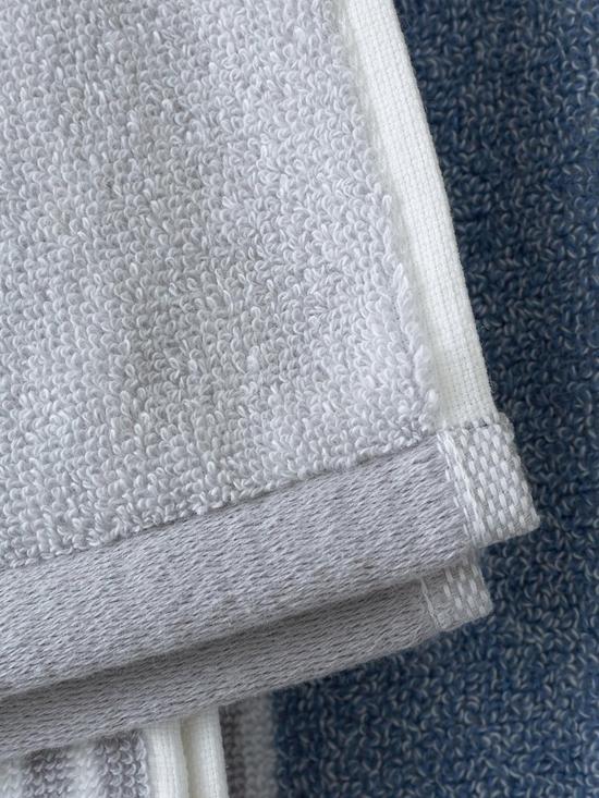stillFront image of catherine-lansfield-textured-stripe-bath-towel