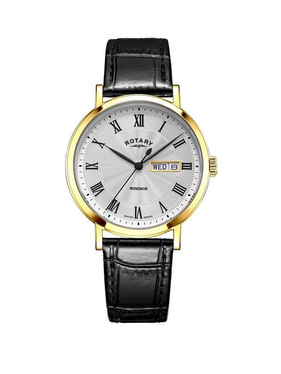 front image of rotary-windsor-leather-mens-watch