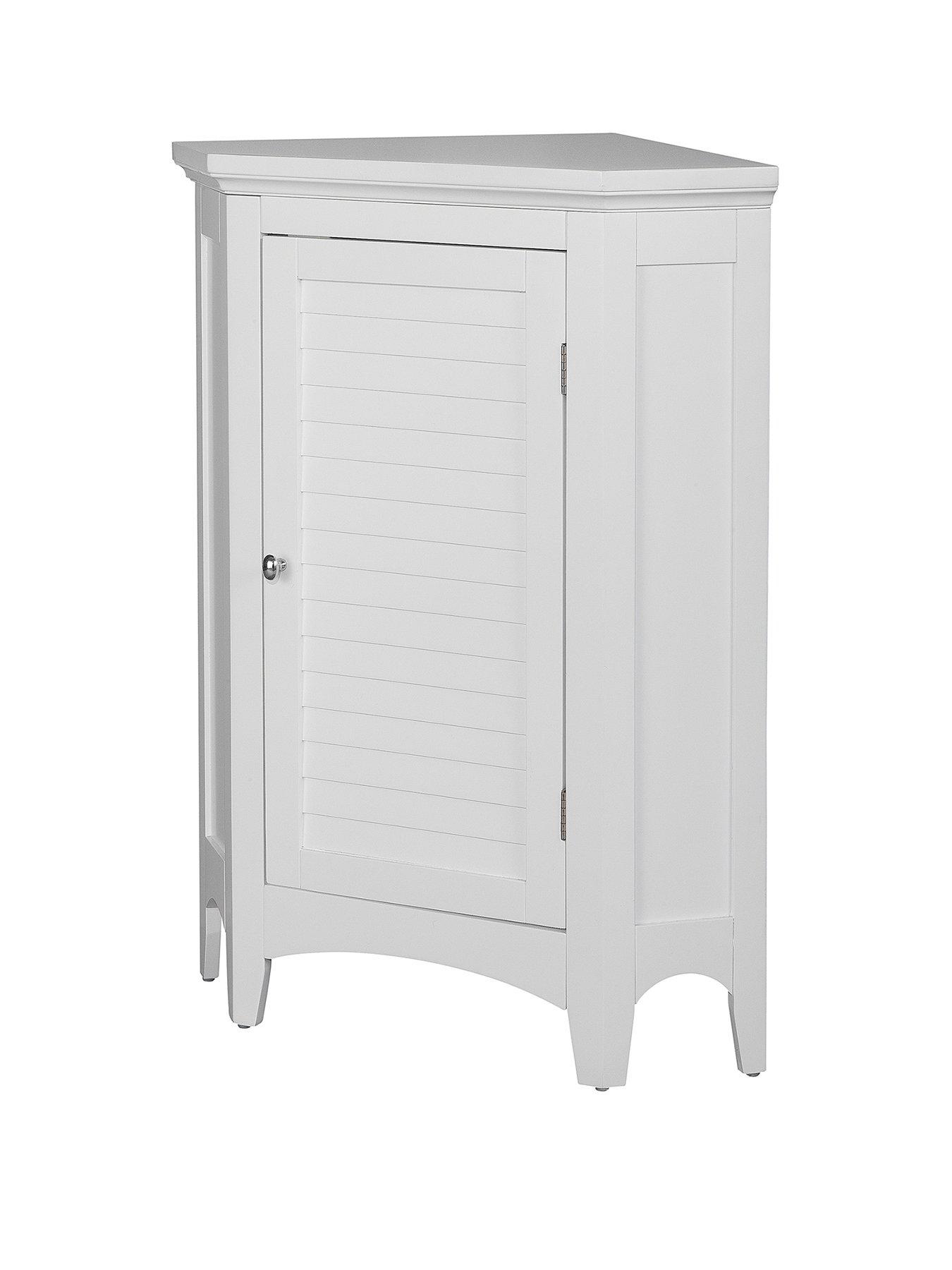 Teamson Home Glancy 1 Door Corner Floor Cabinet | littlewoods.com