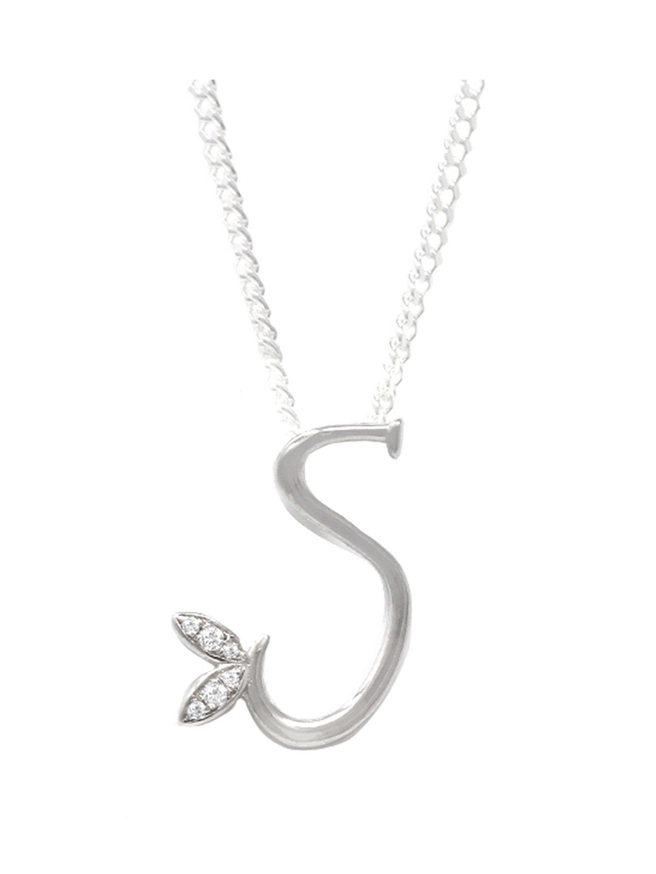 Say It With Mini Winged Initial Necklace