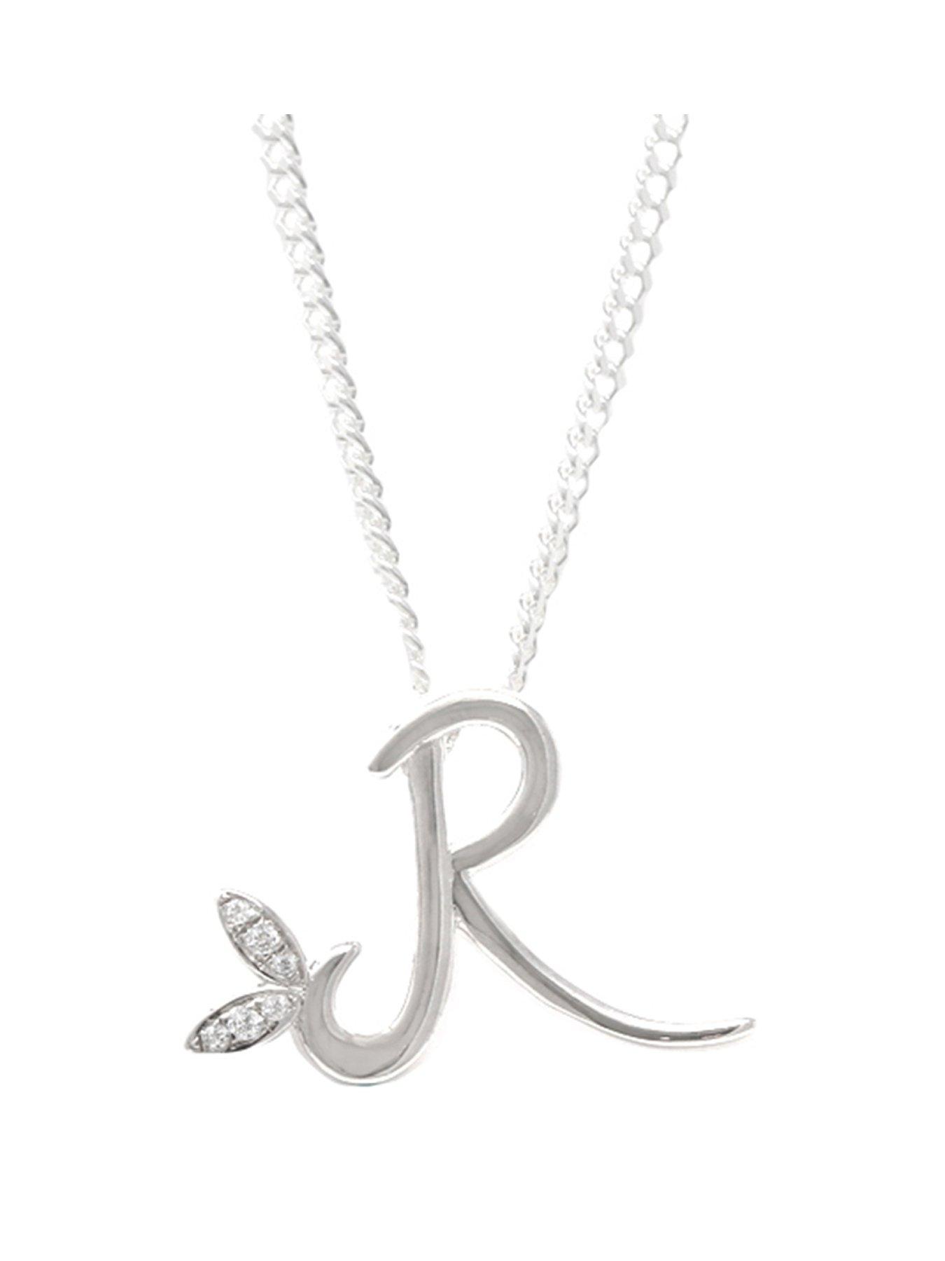 Say It With Mini Winged Initial Necklace