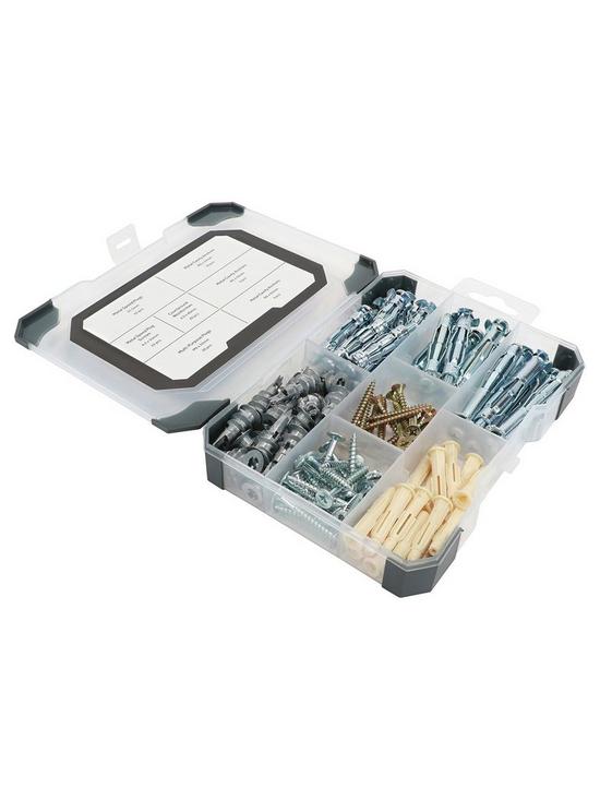 stillFront image of timco-plasterboard-fixings-mixed-tray-106pcs