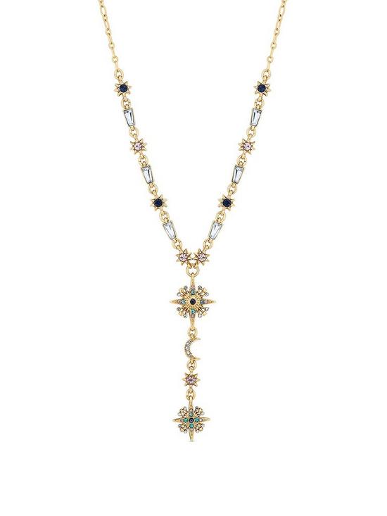 front image of mood-gold-multi-coloured-fine-celestial-y-necklace