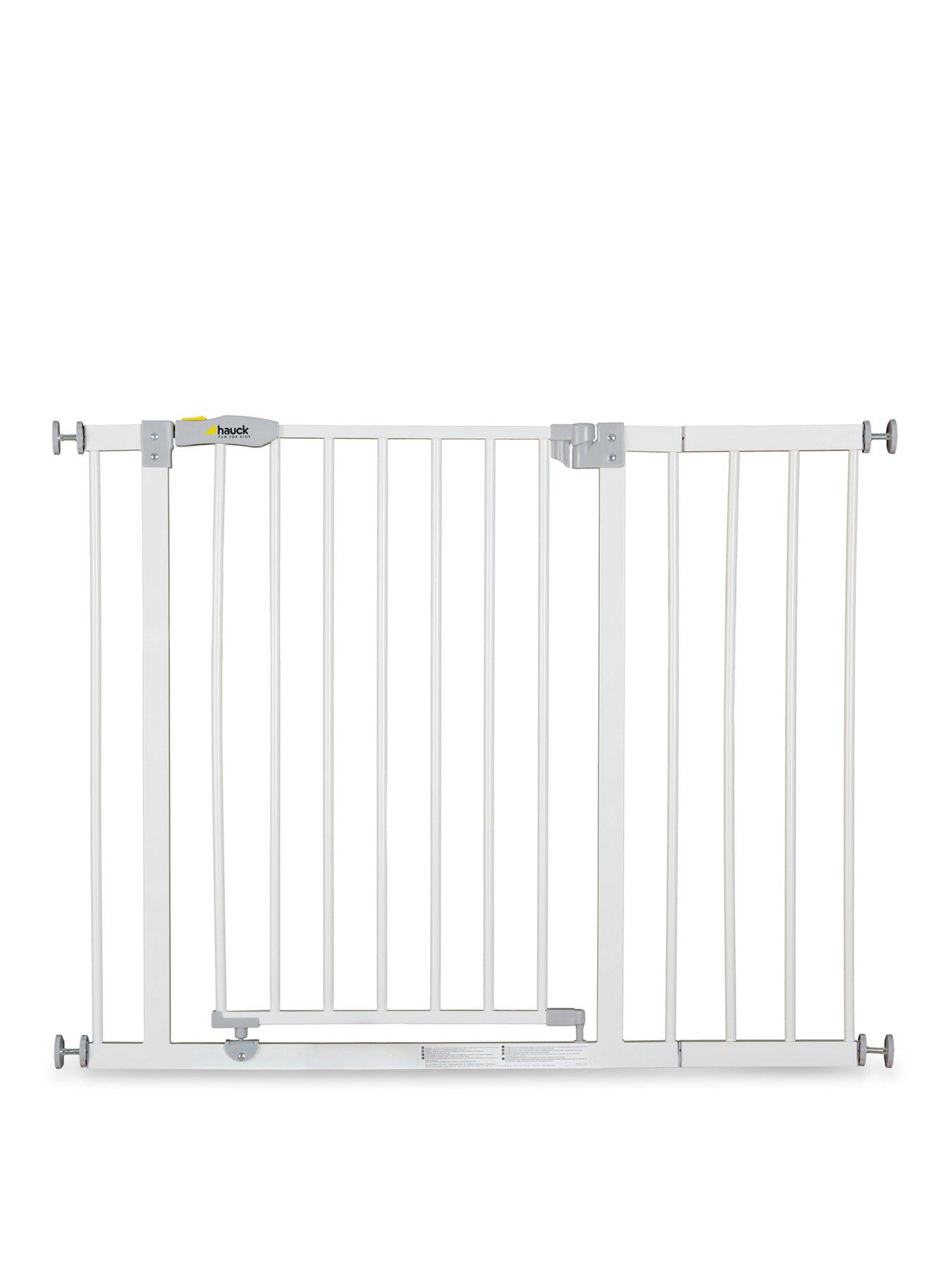 Hauck Open N Stop Safety Gate + 21cm Extension - White