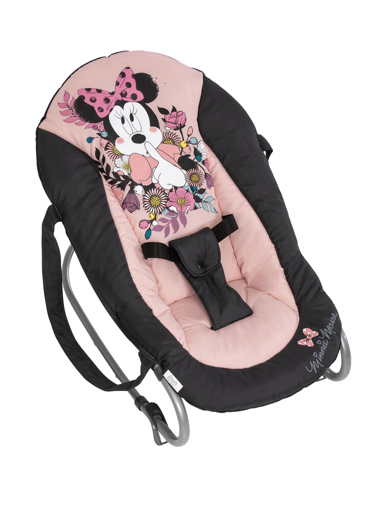 front image of hauck-disney-rocky-bouncer-minnie-sweetheart-multi