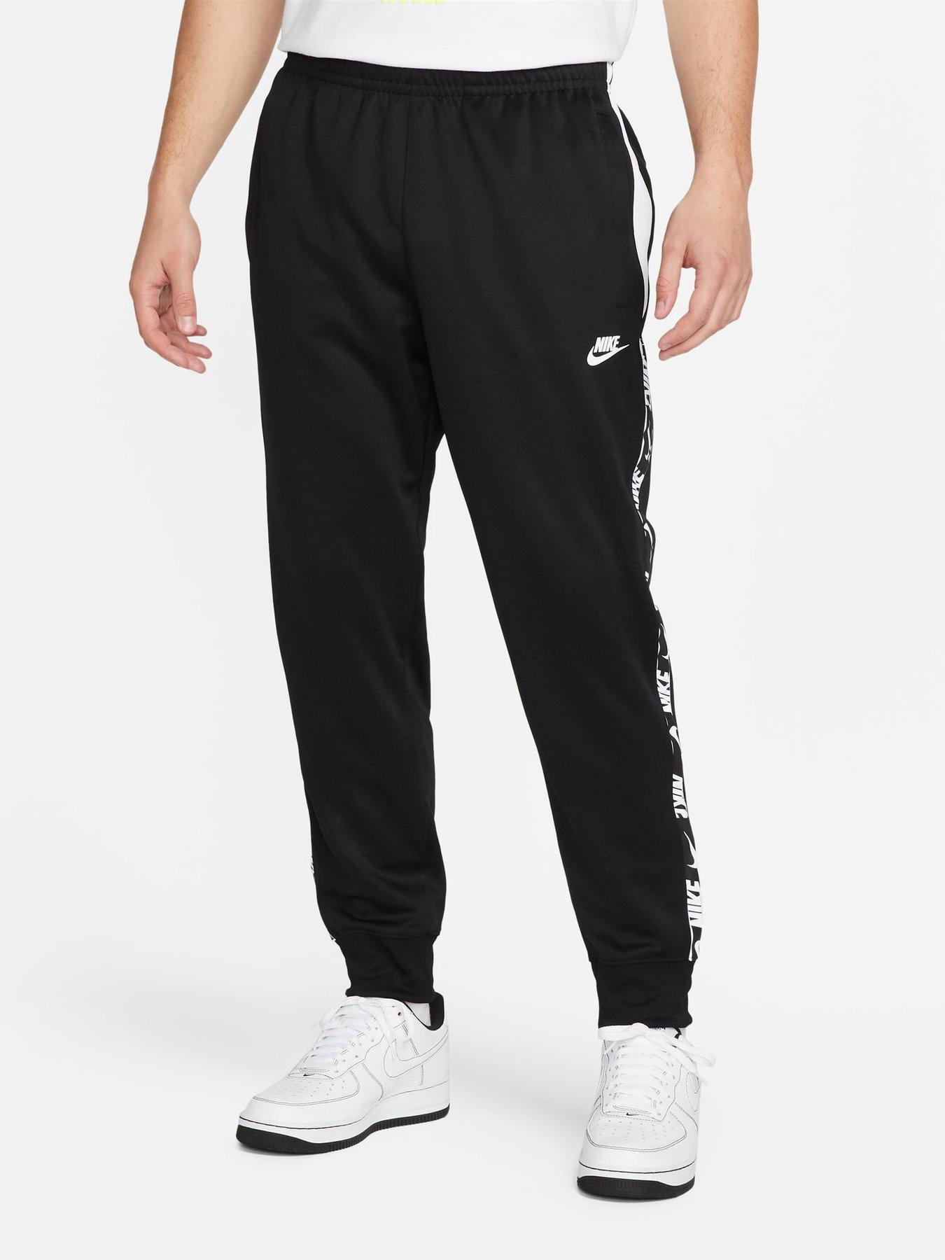 nike black repeat joggers