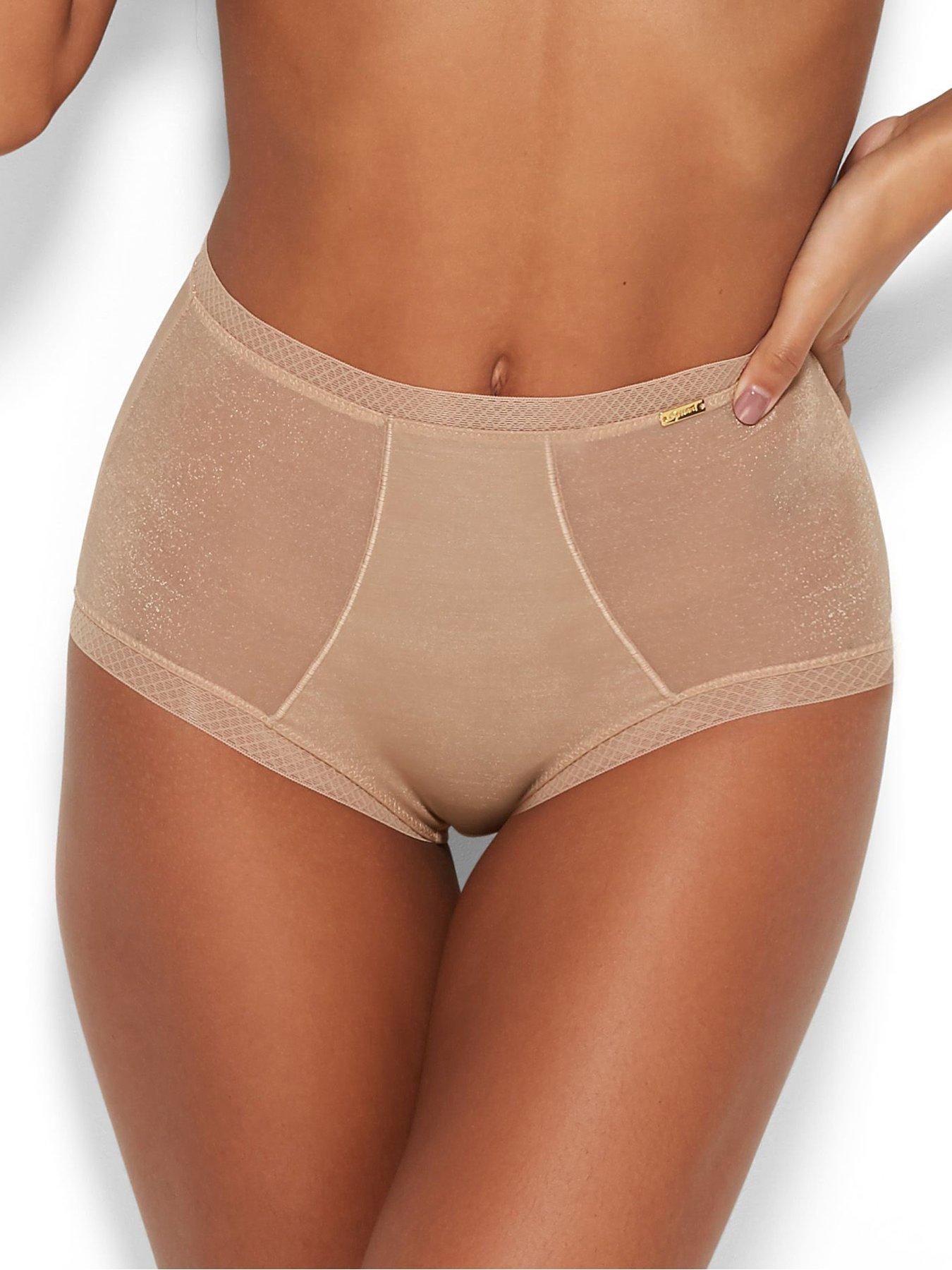 undefined Glossies Deep Brief - Nude