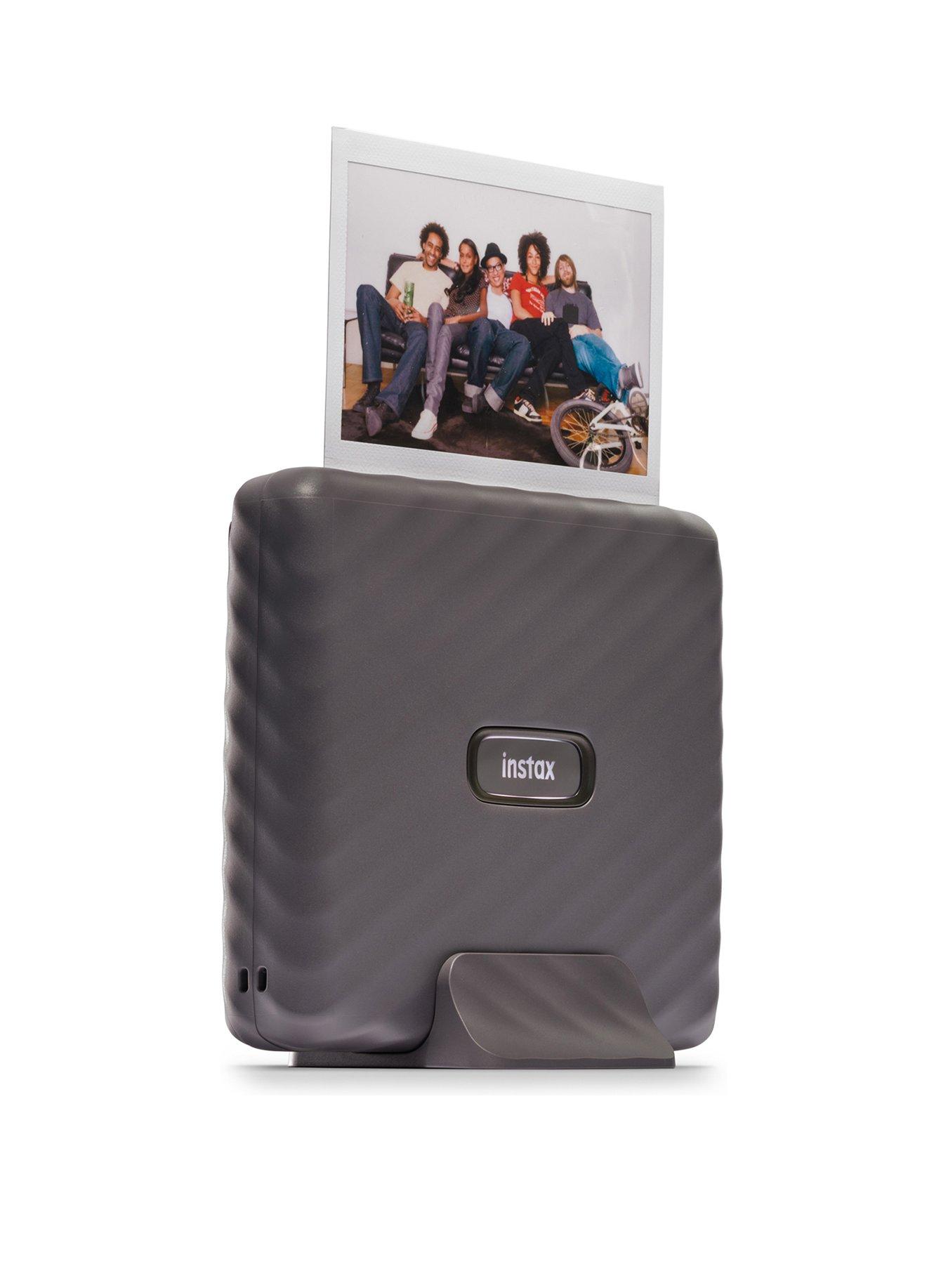  image of fujifilm-instax-link-wide-printer-40-shots-mocha-gray