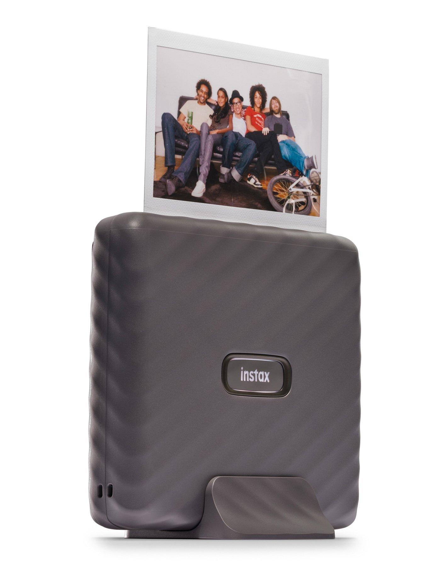  image of fujifilm-instax-link-wide-printer-20-shots-mocha-gray