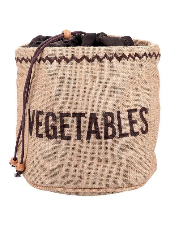front image of natural-elements-hessian-vegetable-preserving-bag-with-blackout-lining-tagged