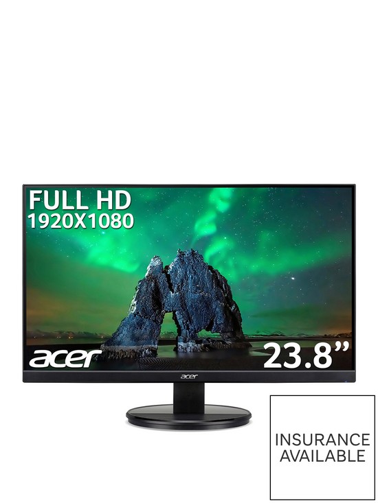 front image of acer-k242hylhbi-238-inch-full-hd-monitor-va-panel-freesync-75hz-1ms-hdmi-vga-black