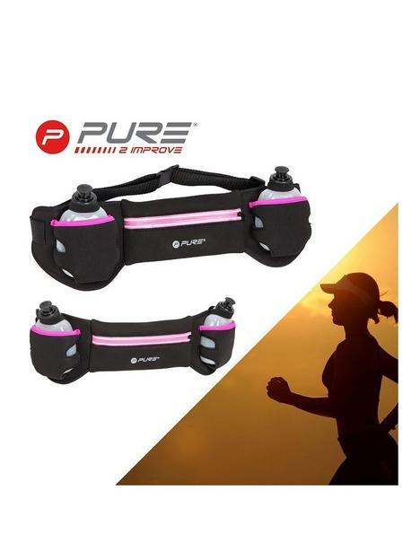 pure2improve-running-belt-with-bottles-pink