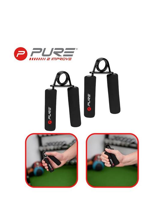 front image of pure2improve-soft-hand-grip-trainer-medium