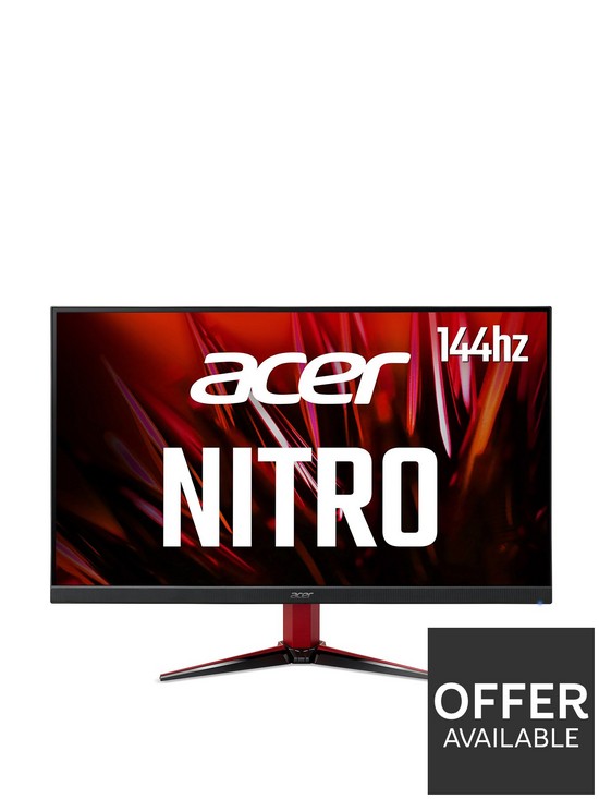 front image of acer-nitro-vg271pbmiipx-27-inch-fhd-gaming-monitor--nbspips-panel-freesync-144hz-oc-2ms-hdr-400-dp-hdmi-black
