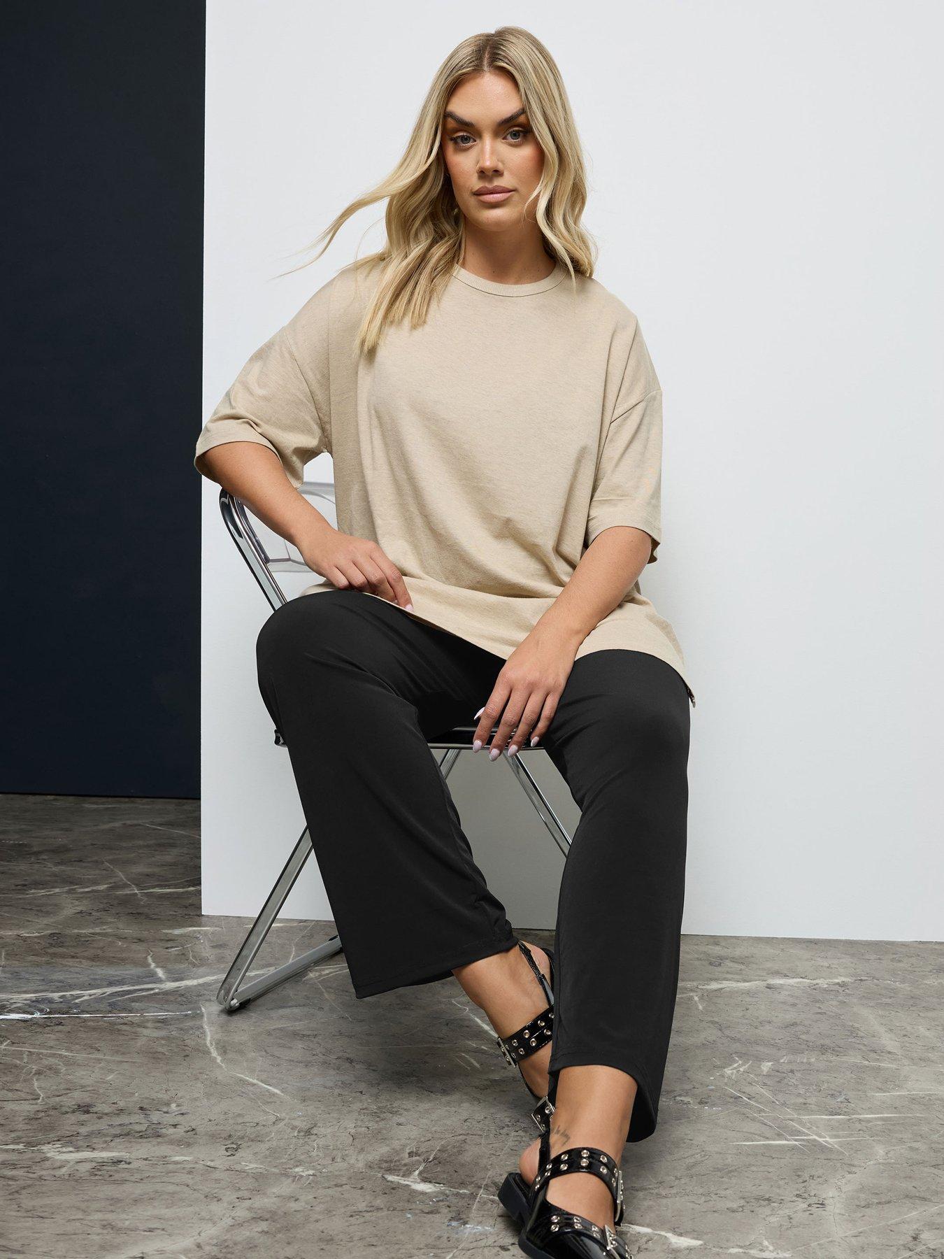 yours-flat-front-30-wide-leg-trouser-black