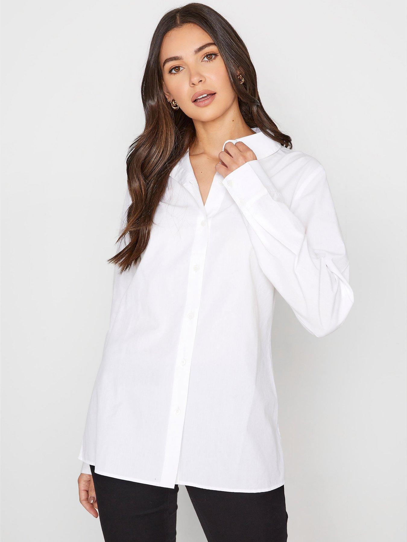long-tall-sally-white-cotton-shirt