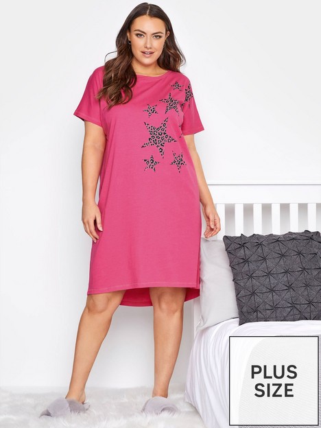 yours-leopard-star-dipped-back-nightdress