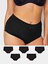  image of yours-5-pack-black-full-briefs