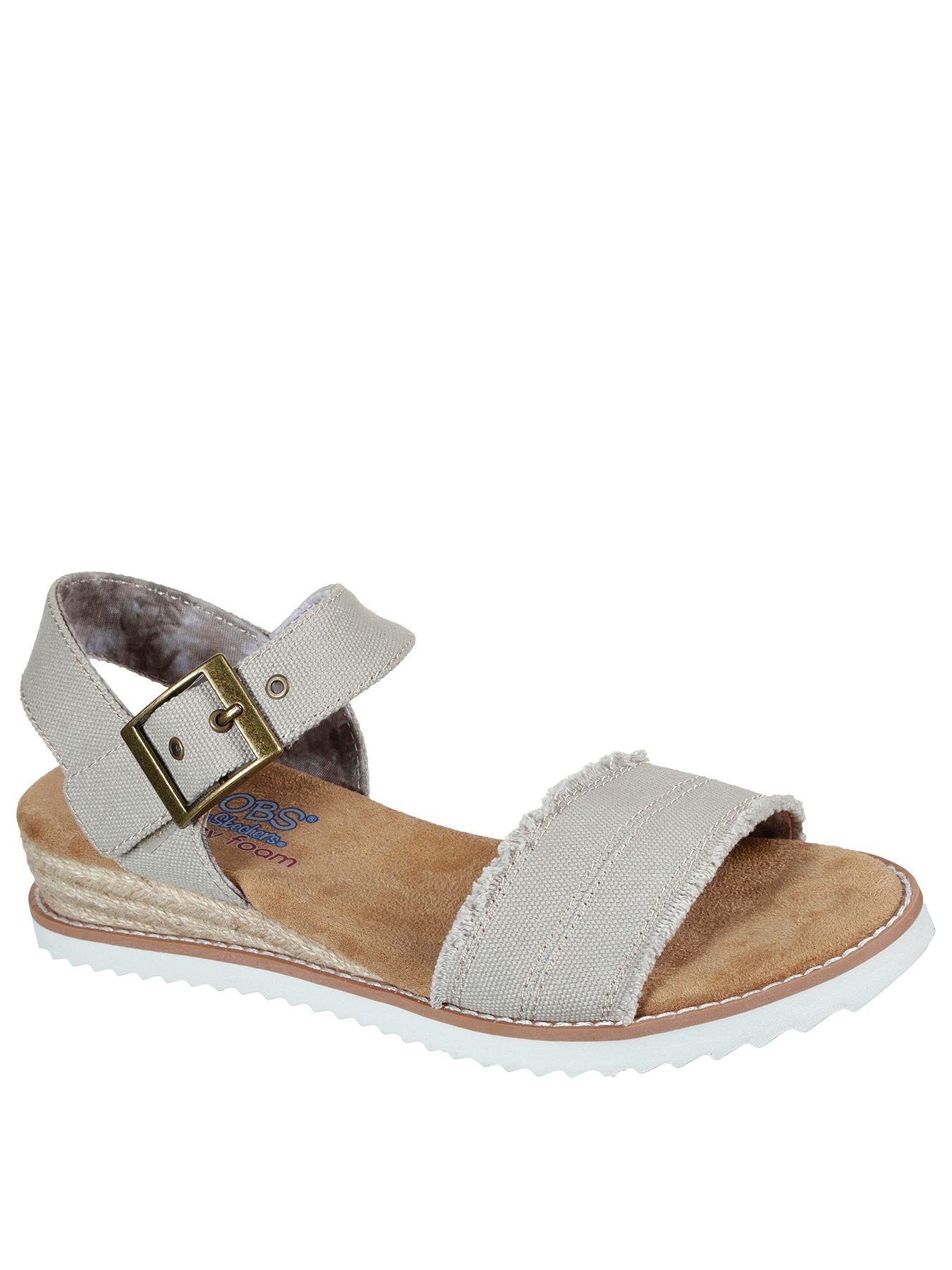 Skechers hot sale taupe sandals