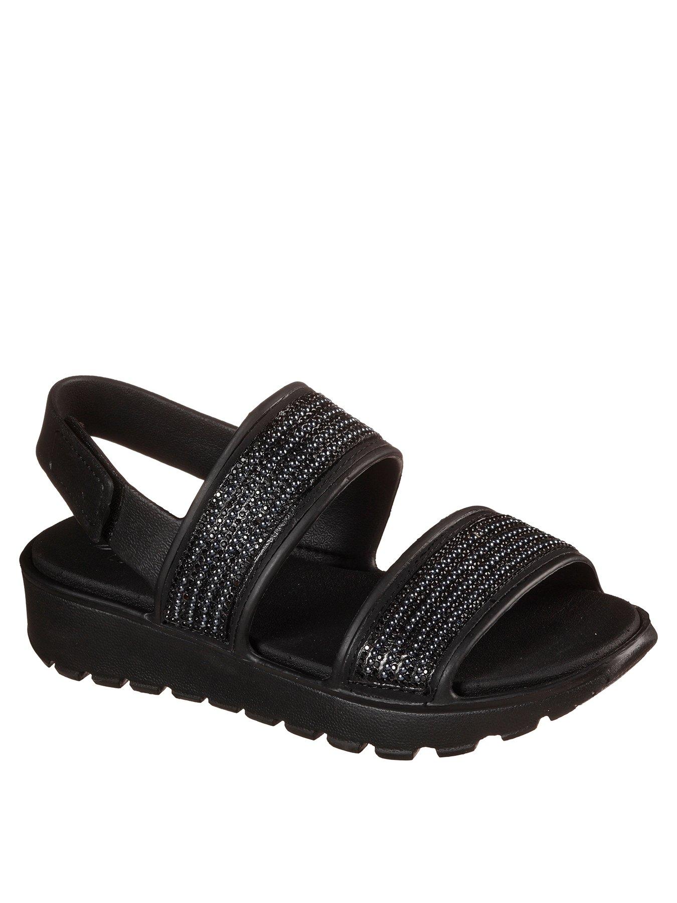 Skechers deals black wedge