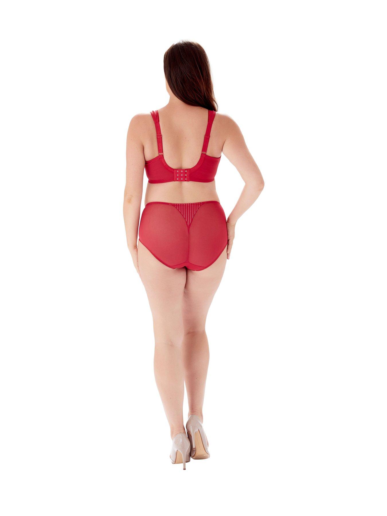  image of berlei-lace-deep-brief-red