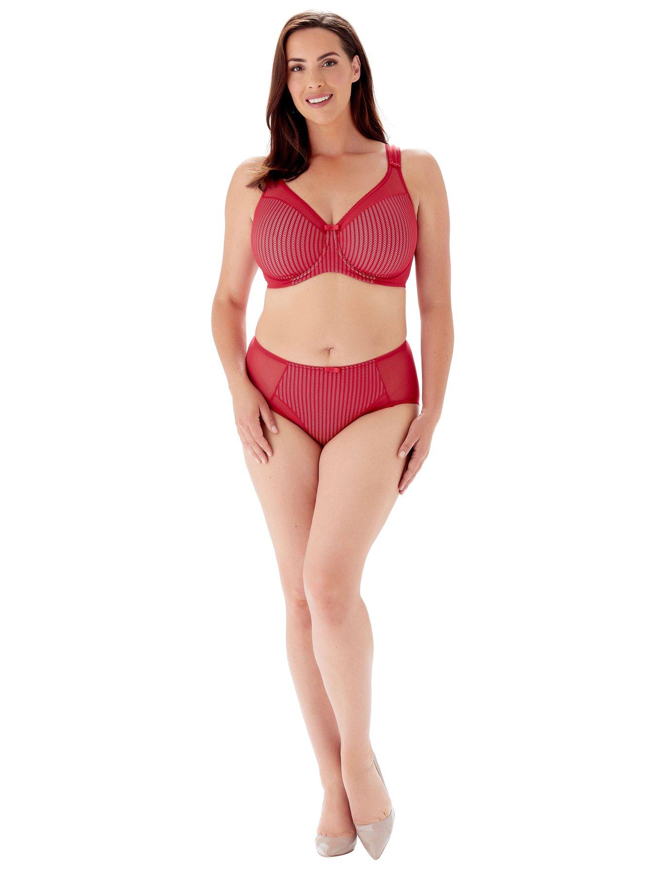  image of berlei-lace-deep-brief-red