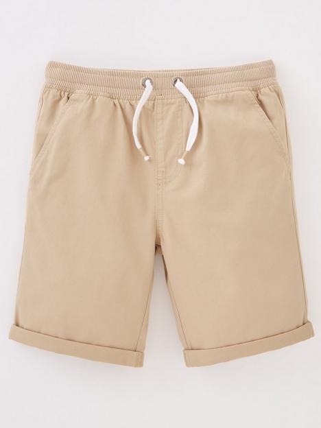 v-by-very-boys-ribbed-waist-pull-on-chino-shorts-stone
