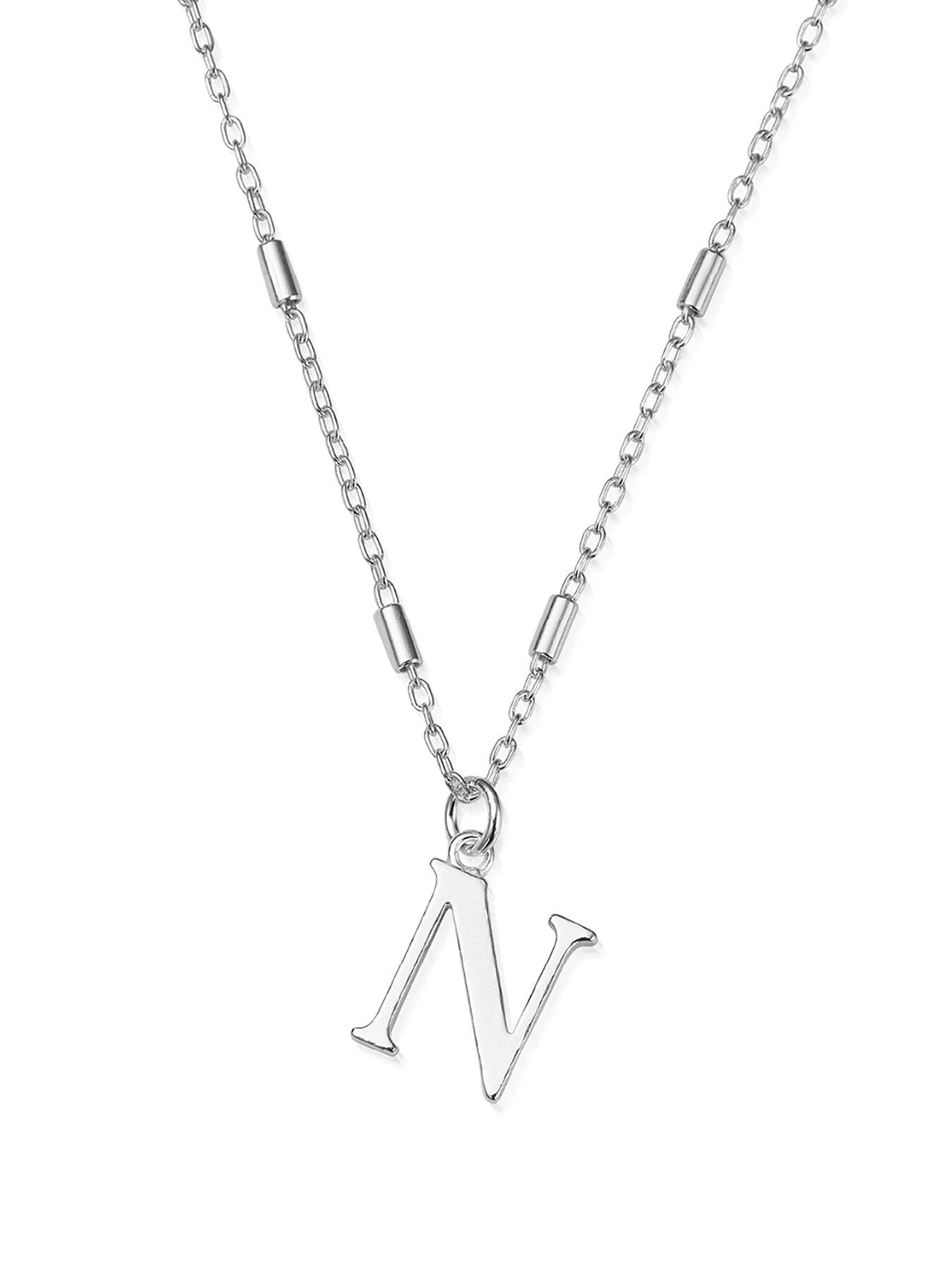 ChloBo Iconic Initial Necklace - 925 Sterling Silver
