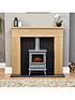  image of adam-fires-fireplaces-adam-hudson-stove-in-grey