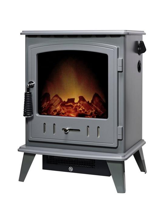 stillFront image of adam-fires-fireplaces-adam-aviemore-stove-in-grey