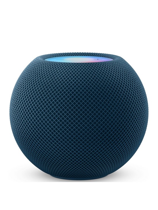 front image of apple-homepod-mini-smart-speaker-blue