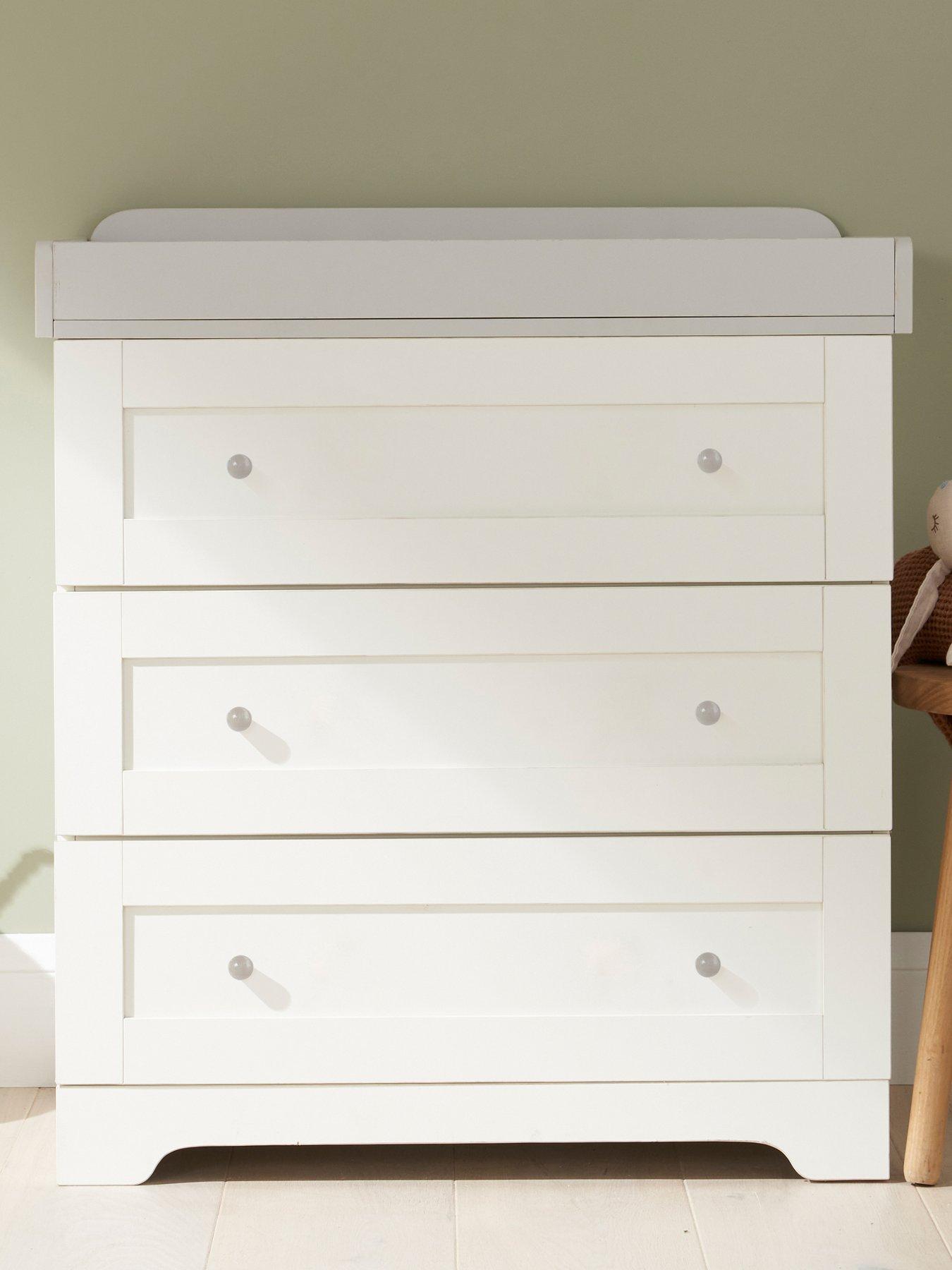 Image 1 of 5 of Tutti Bambini Rio Chest Changer - White/Dove Grey