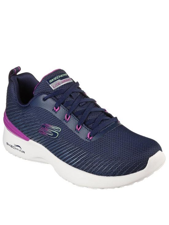front image of skechers-skech-air-dynamight-trainers-navy