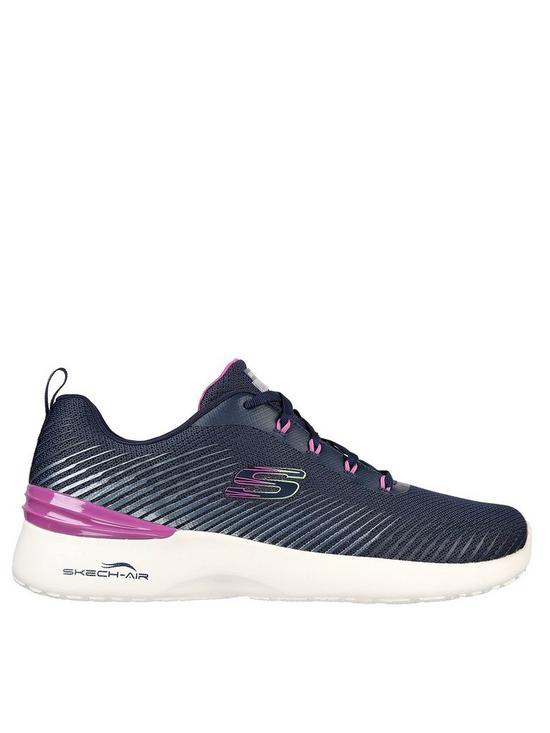 back image of skechers-skech-air-dynamight-trainers-navy