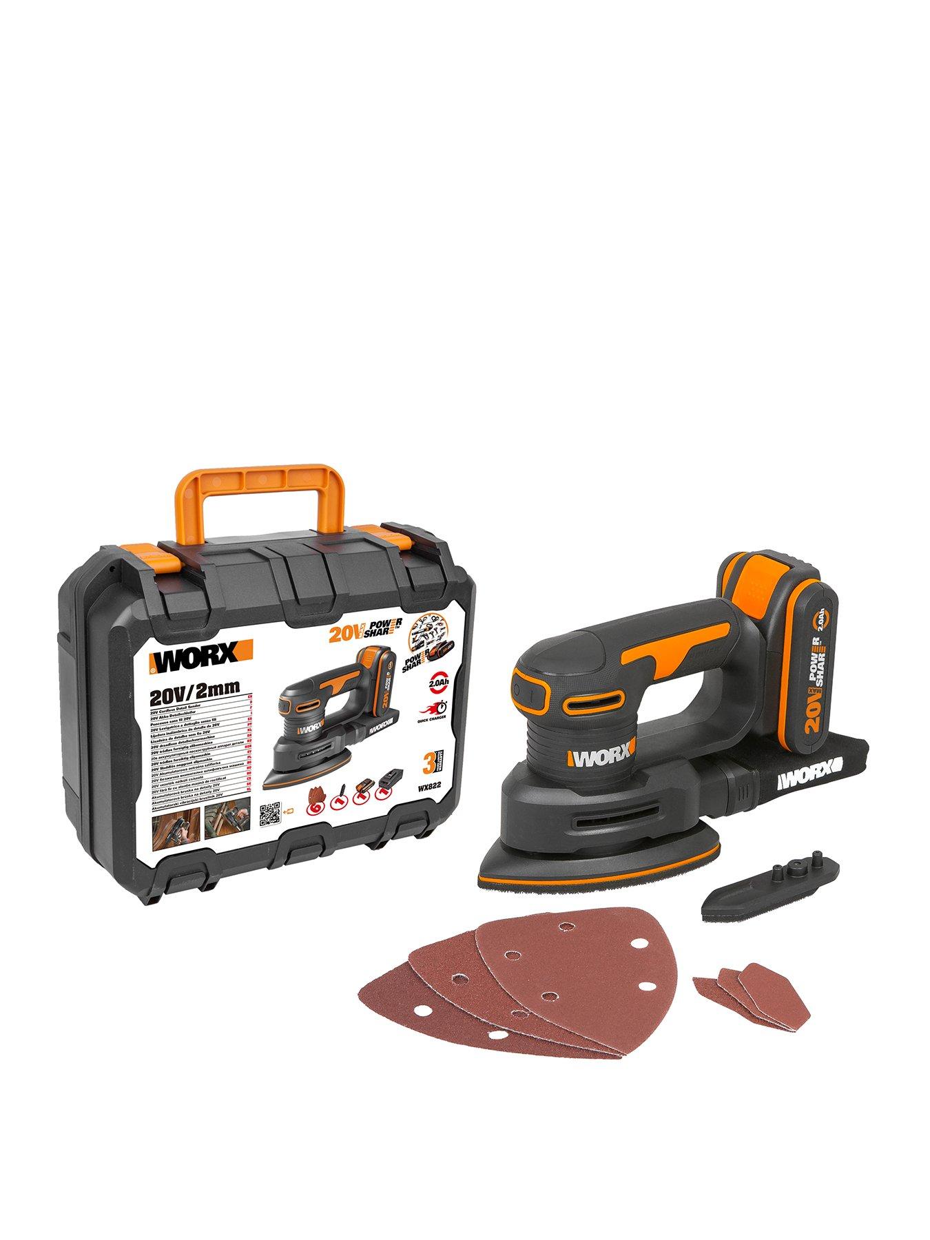 Worx WX822 18V 20V Max Cordless Detail Sander littlewoods