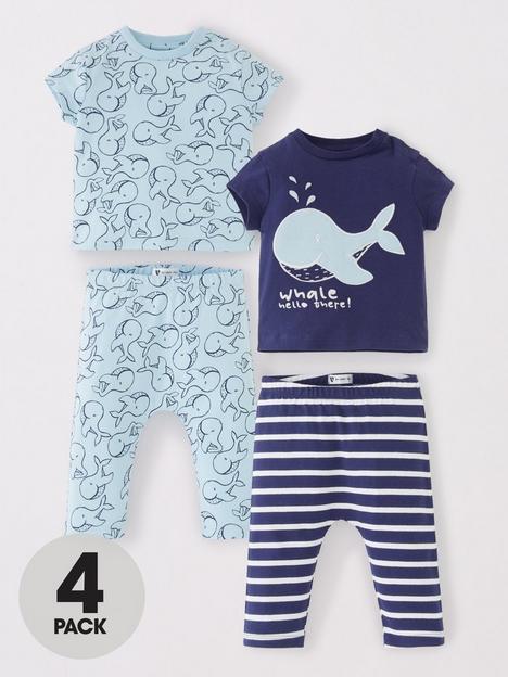 mini-v-by-very-baby-boys-under-the-sea-4pk-t-shirt-amp-legging-set-blue