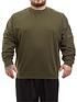  image of weekend-offender-big-tall-f-bomb-classic-sweat-with-ripstop-overlay