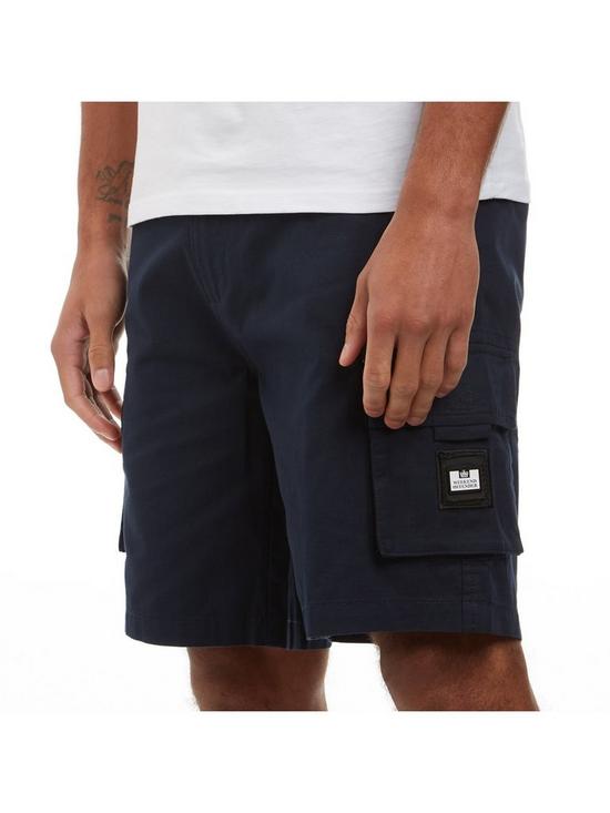stillFront image of weekend-offender-woven-cargo-shorts-navy