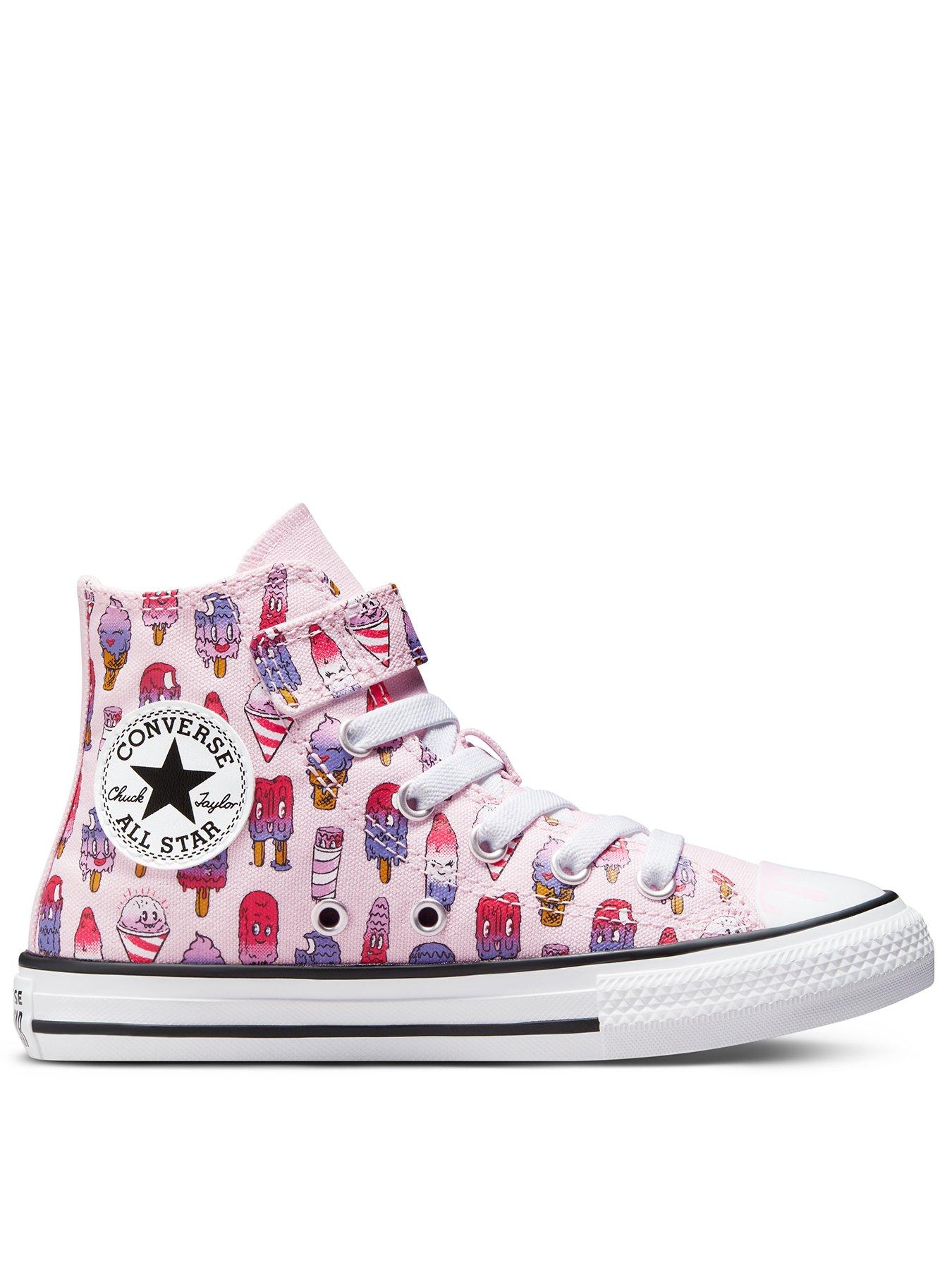 Childrens on sale lilac converse