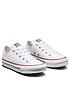  image of converse-chuck-taylor-all-star-ox-junior-girls-eva-lift-canvas-platform-trainers--white