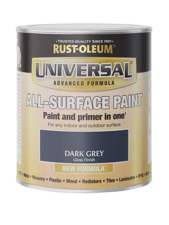 front image of rust-oleum-universal-all-surface-gloss-finish-paint-ndash-dark-grey