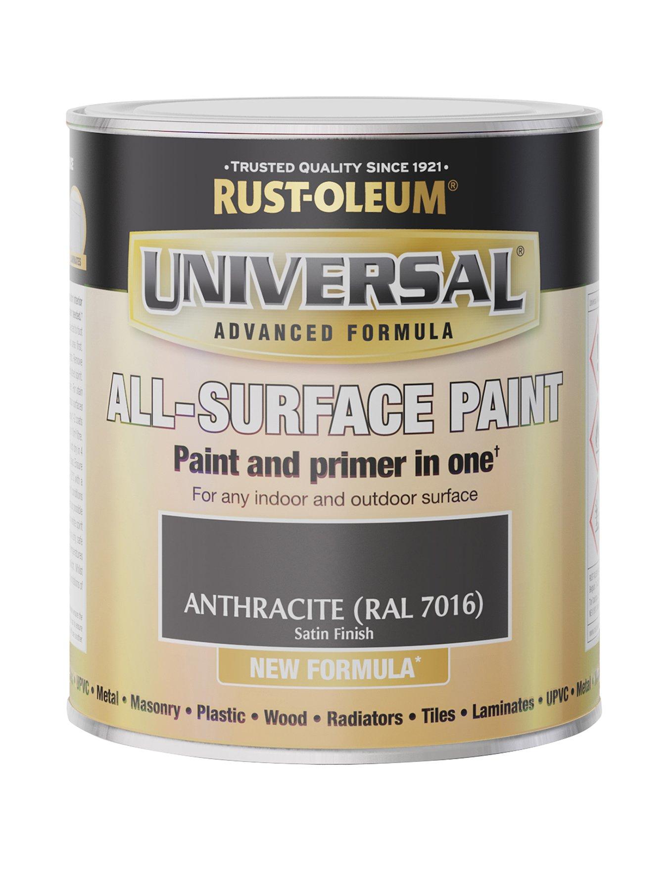 Image 1 of 3 of Rust-Oleum Universal All-Surface Satin Finish Paint &ndash; Anthracite