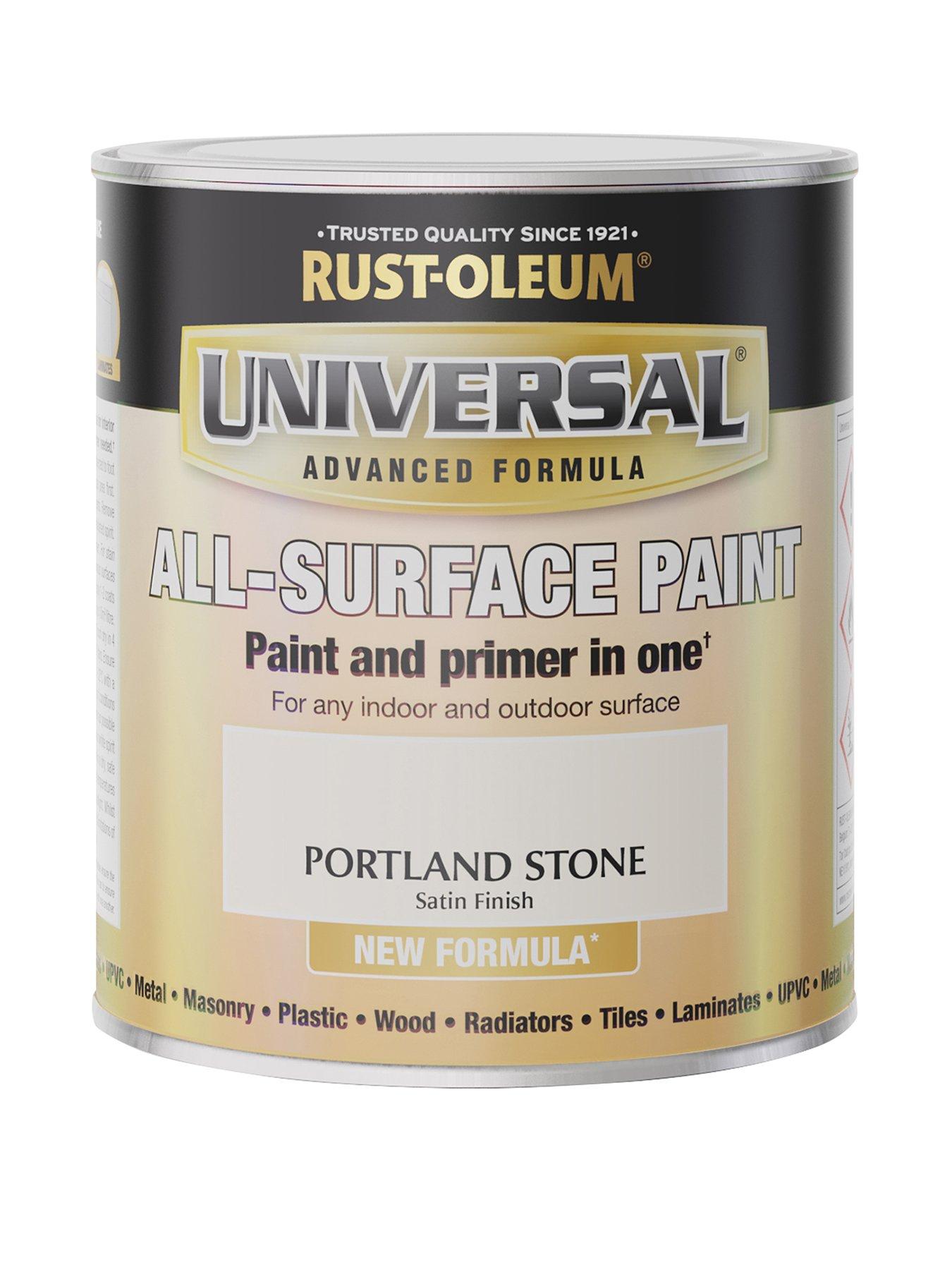 Image 1 of 3 of Rust-Oleum Universal All-Surface Satin Finish Paint &ndash; Portland Stone