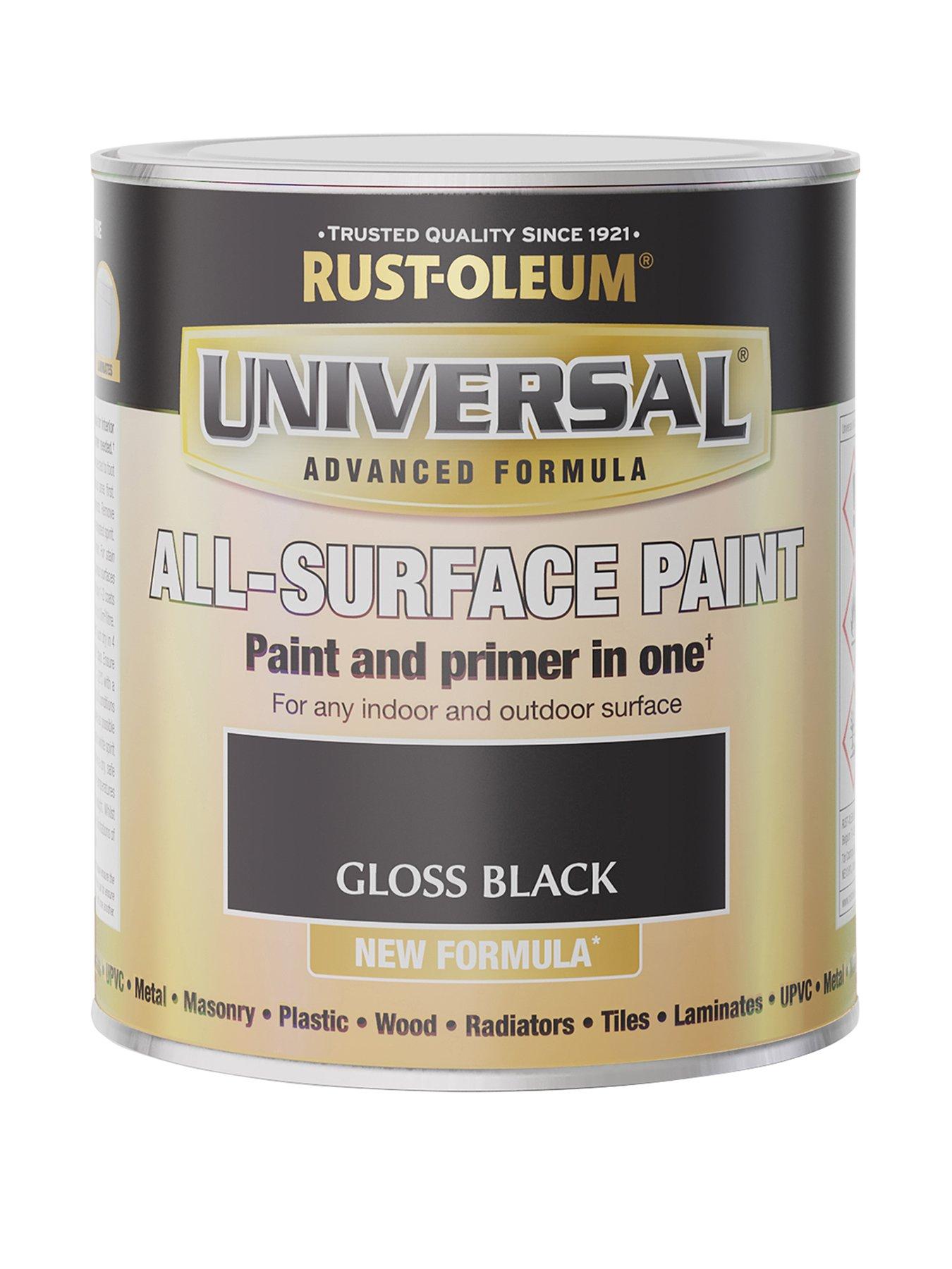 Rust-Oleum Universal All-Surface Finish Paint – Gloss Black