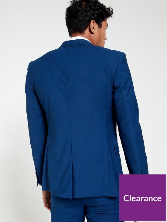 stillFront image of everyday-slim-fit-stretch-suit-jacket-blue